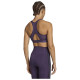 Adidas Γυναικείο μπουστάκι Powerreact Essentials 3-Stripes Bra Adidas Γυναικείο μπουστάκι Powerreact Essentials 3-Stripes Bra